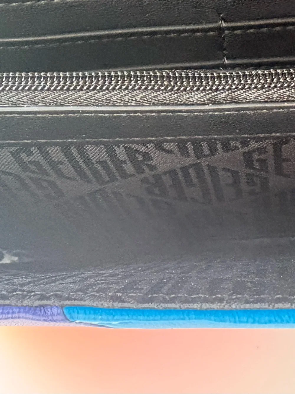 NWT Kurt Geiger London Brixton Chain Wallet Crossbody Bag – Neon Rainbow Stripe